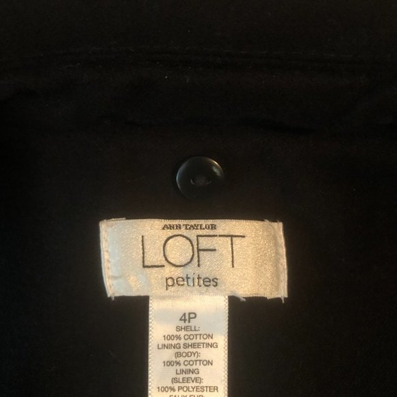 Ann Taylor Loft Pea Coat Sz 4P - Picture 9 of 9